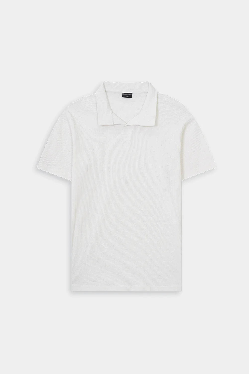 Heritage Knit Polo - Chalk White