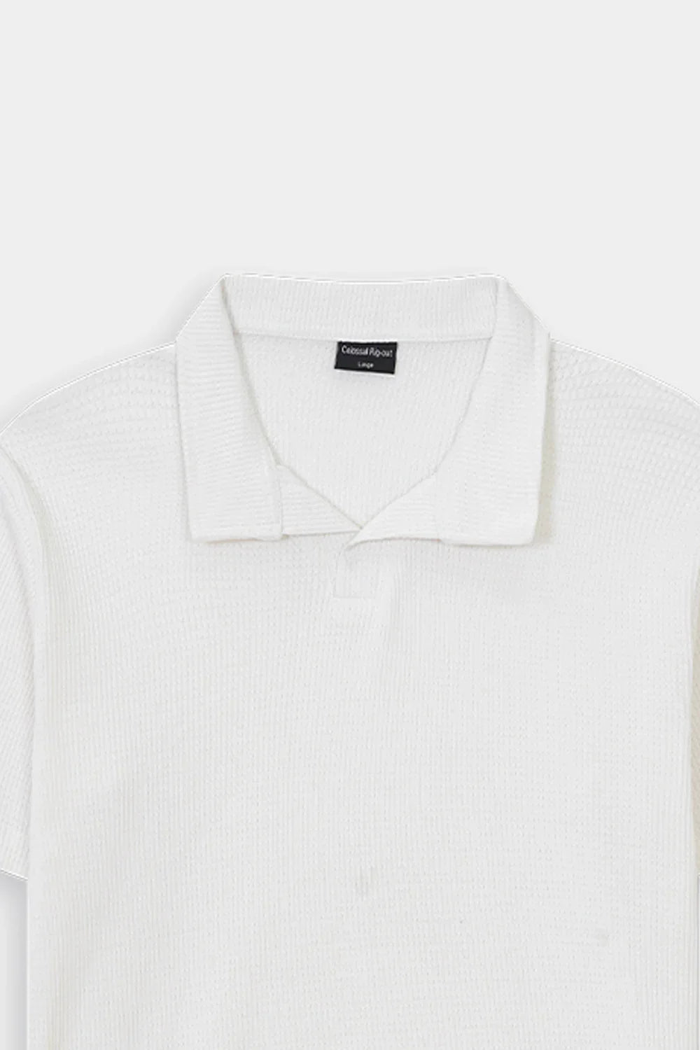Heritage Knit Polo - Chalk White