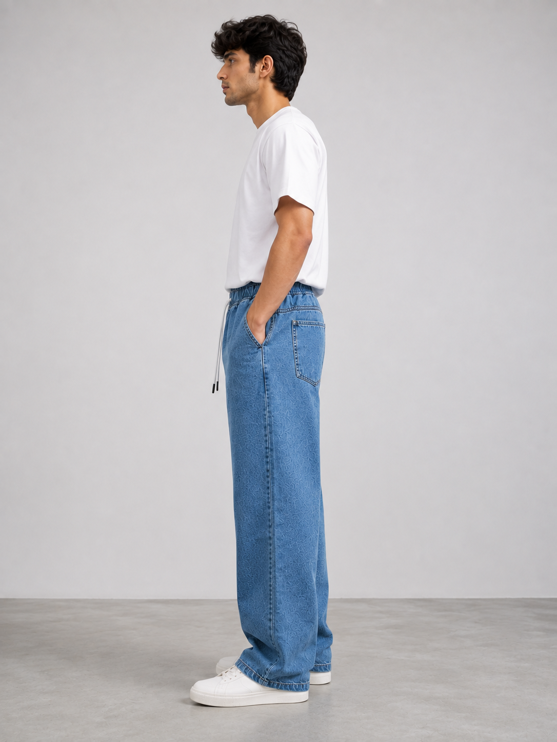 Drawstring Denim
