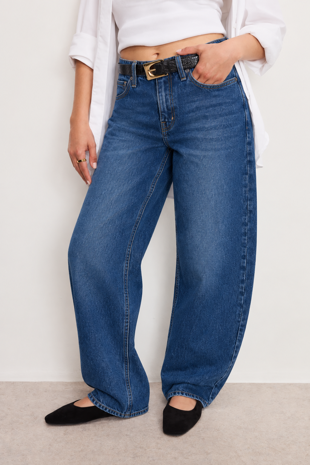 Barrel Fit Jeans (Unisex)