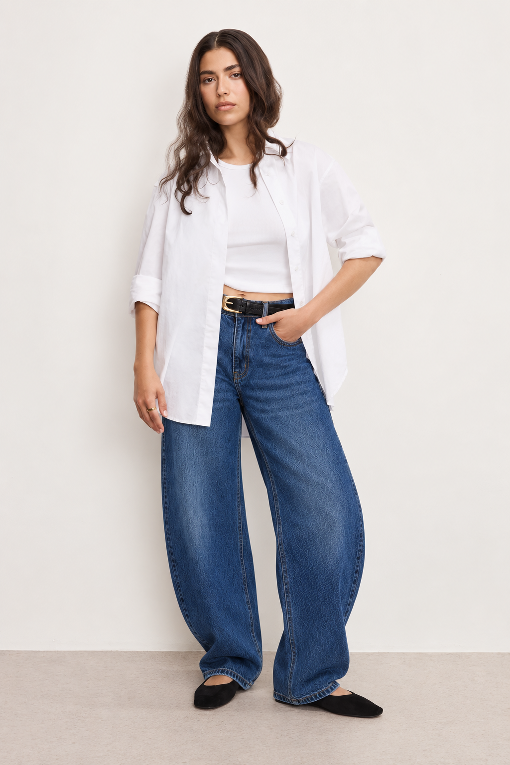 Barrel Fit Jeans (Unisex)
