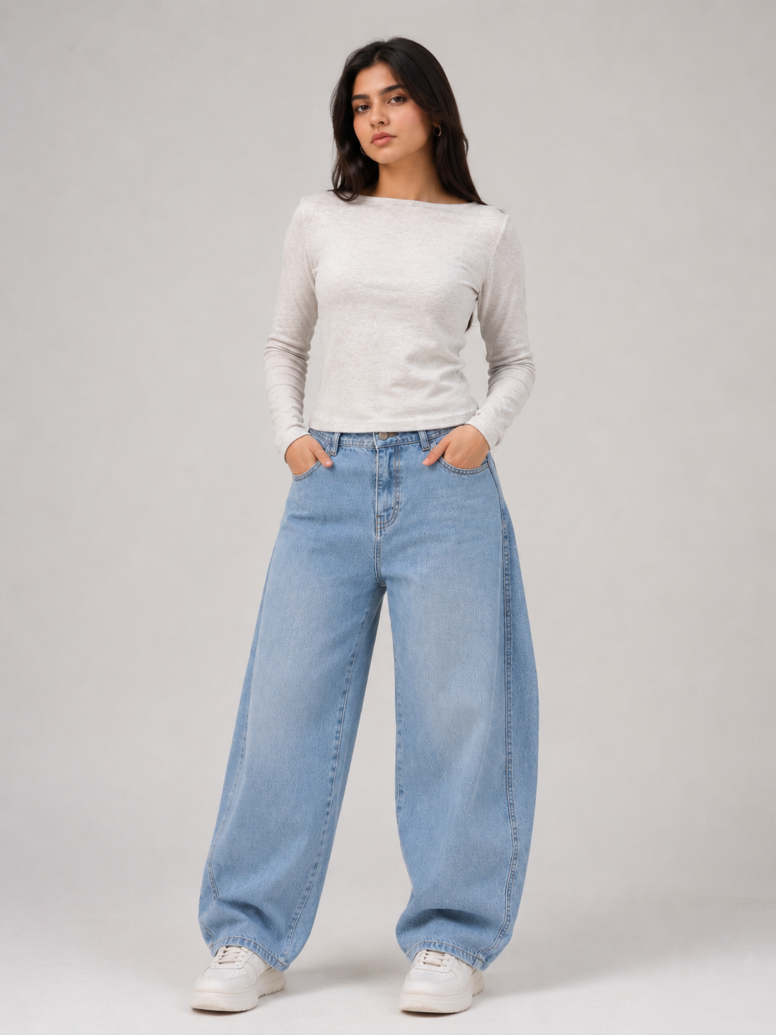 Barrel Fit Jeans (Unisex)