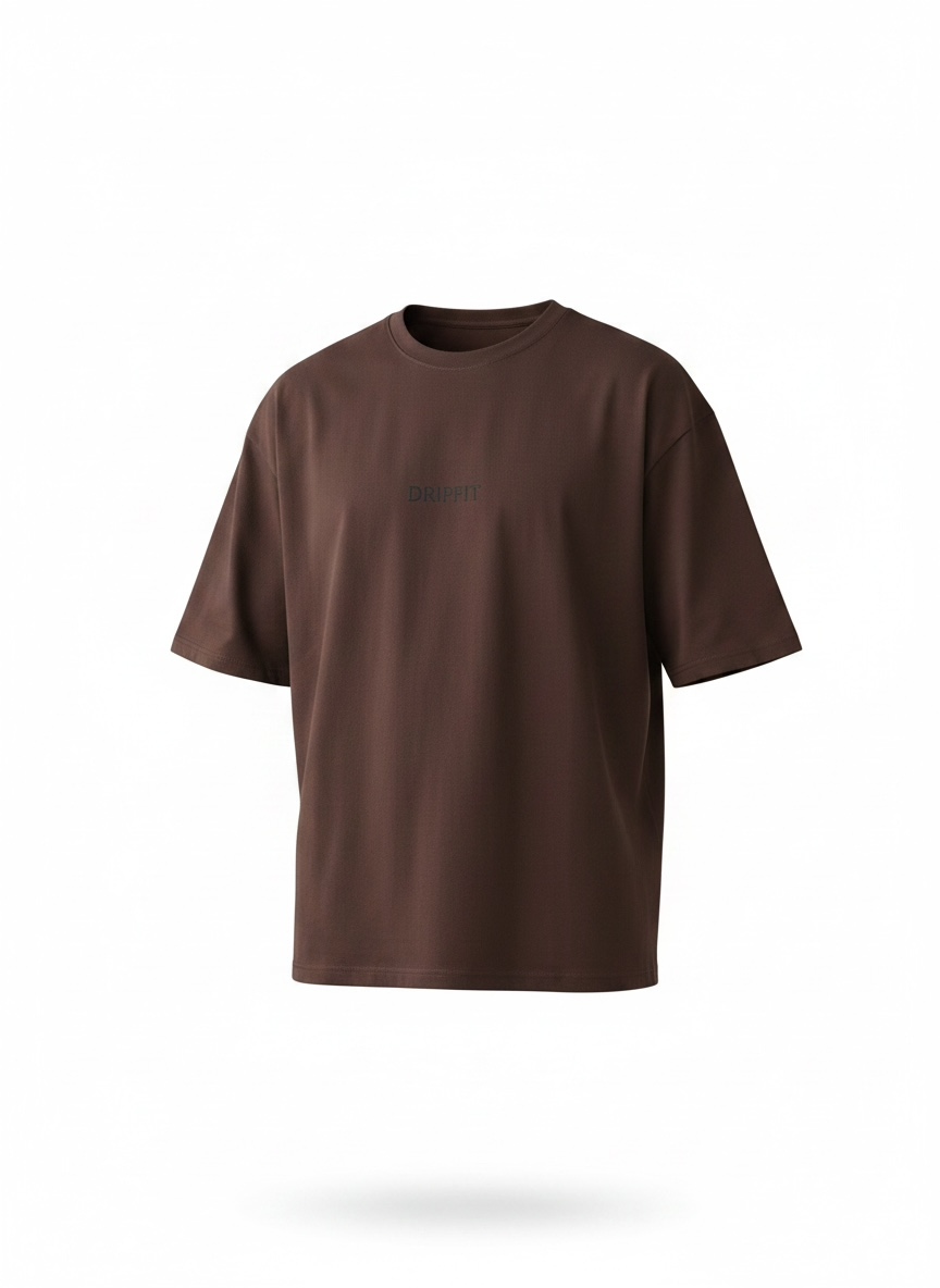 Drift Baggy Tee- Mocha Brown