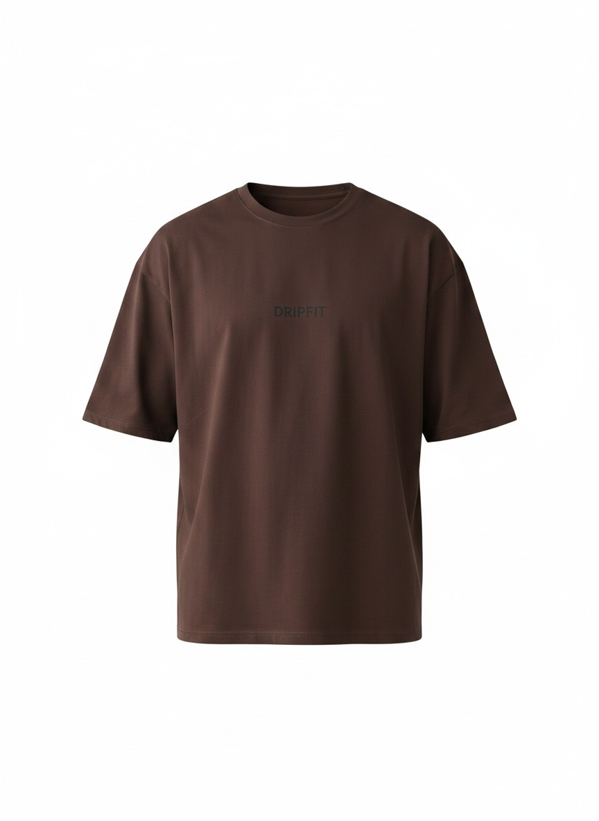 Drift Baggy Tee- Mocha Brown