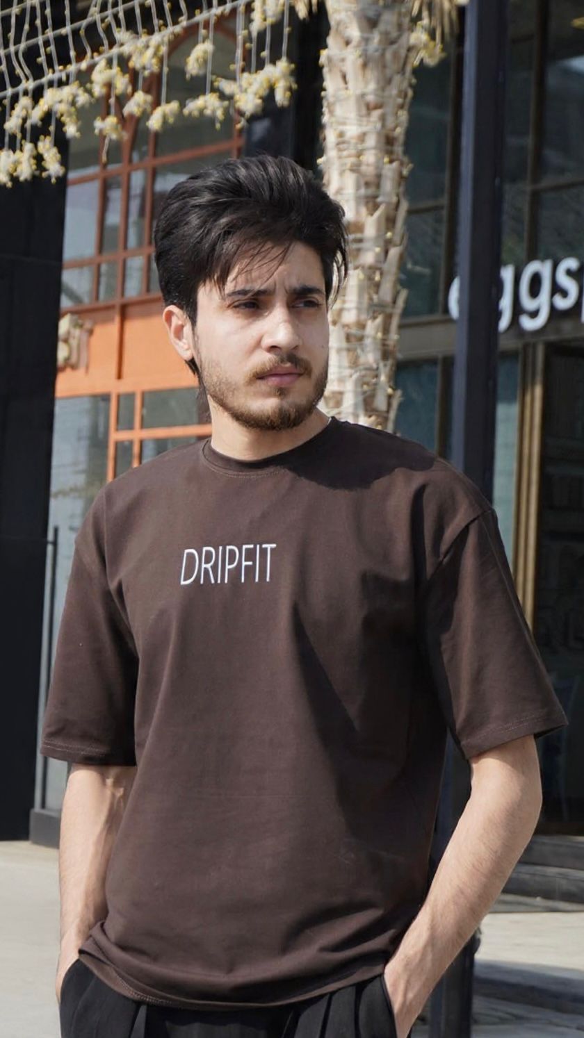 Drift Baggy Tee- Mocha Brown